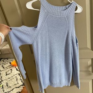 Purple sweater, XL, with shoulder cutouts